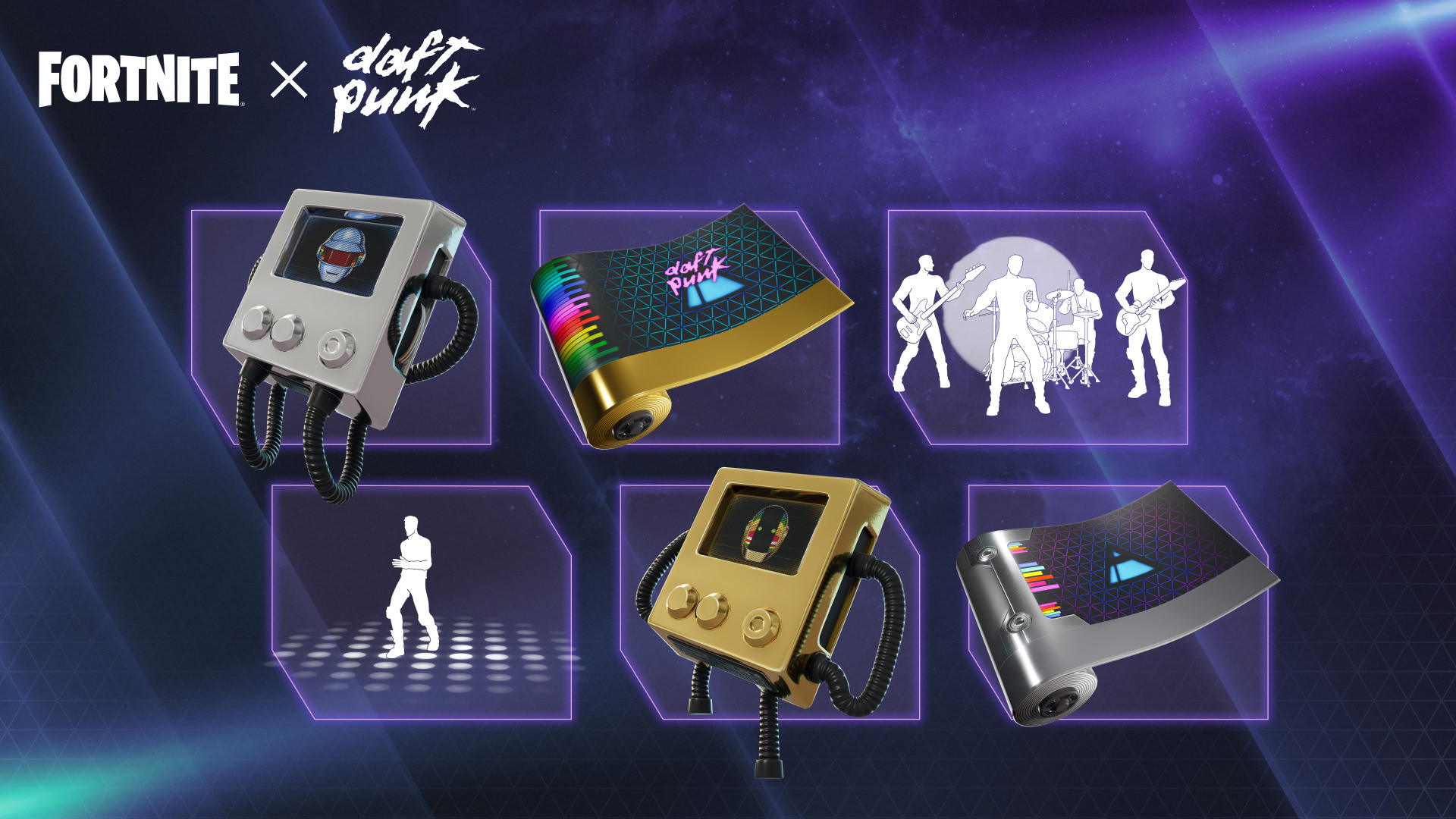 Fortnite Daft Punk Accessories