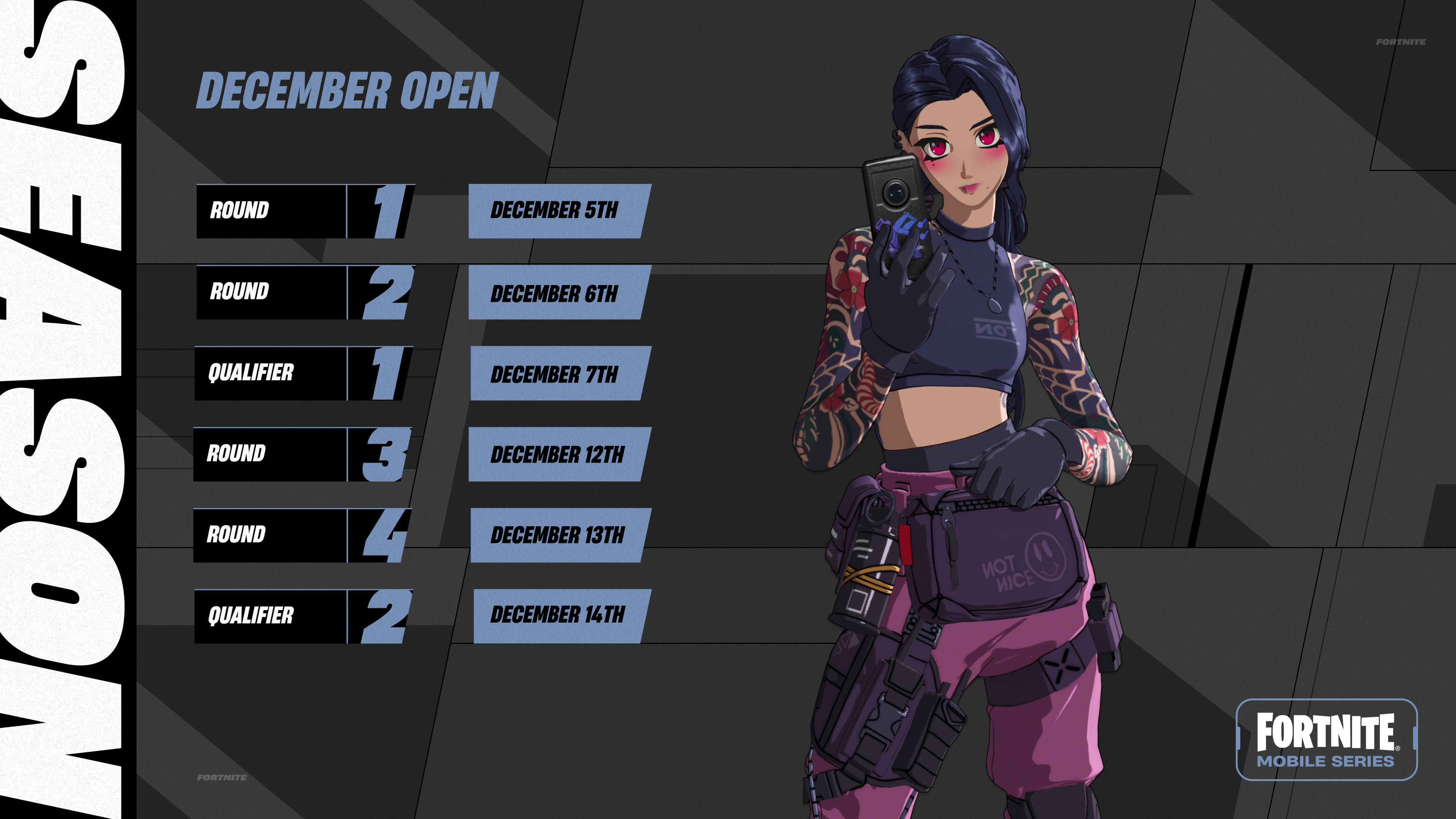 Fortnite Mobile Series December Open