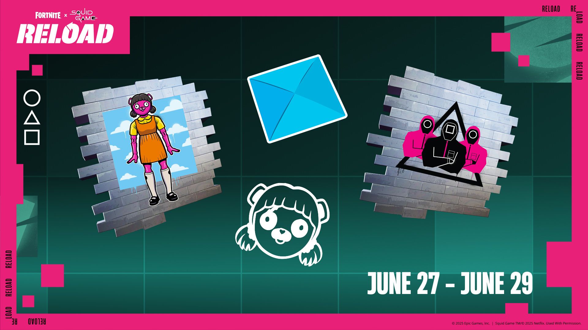 The Cuddly Games Spray, The Games Banner Icon, Ddakji Flip Emoticon, and Guarded Games Spray