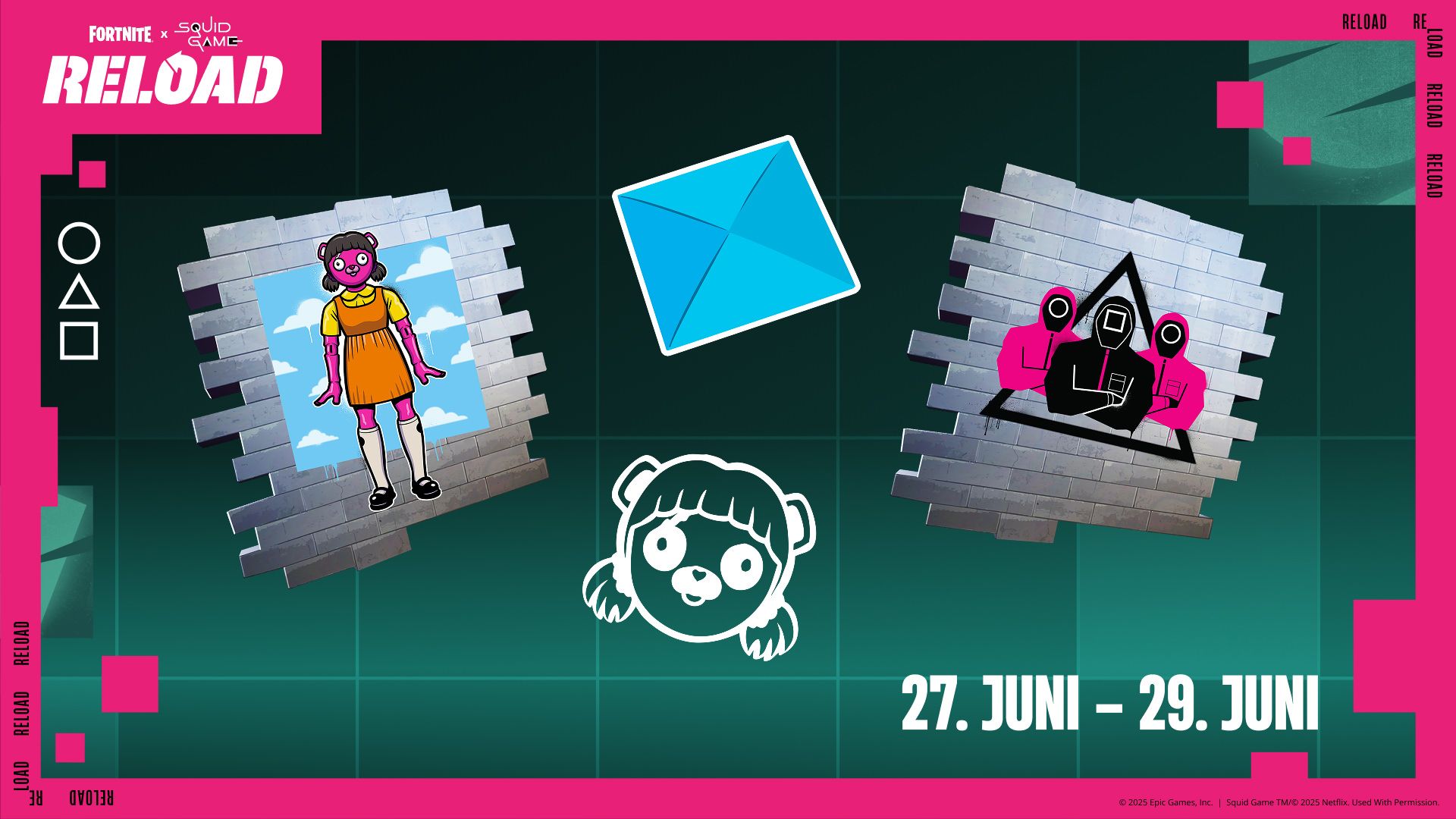 The Cuddly Games Spray, The Games Banner Icon, Ddakji Flip Emoticon, and Guarded Games Spray