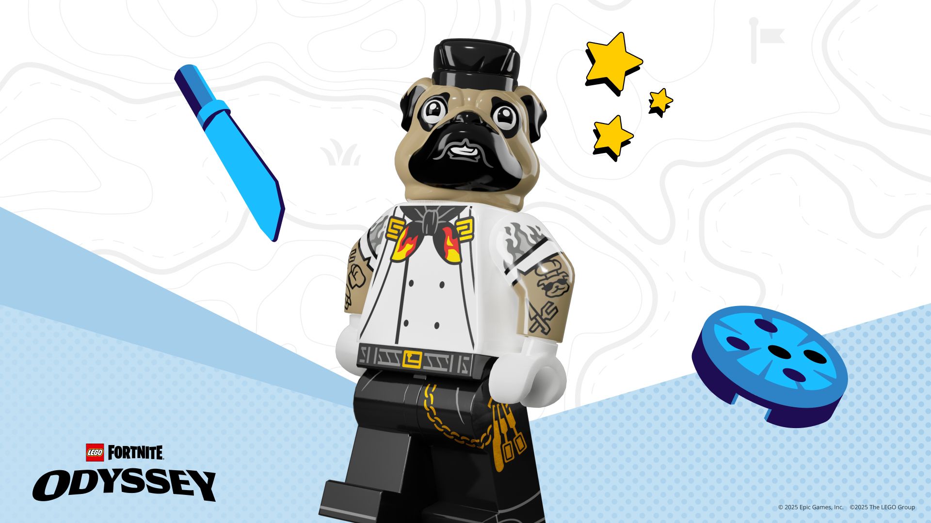 Fortnite Chef Outfit LEGO Style