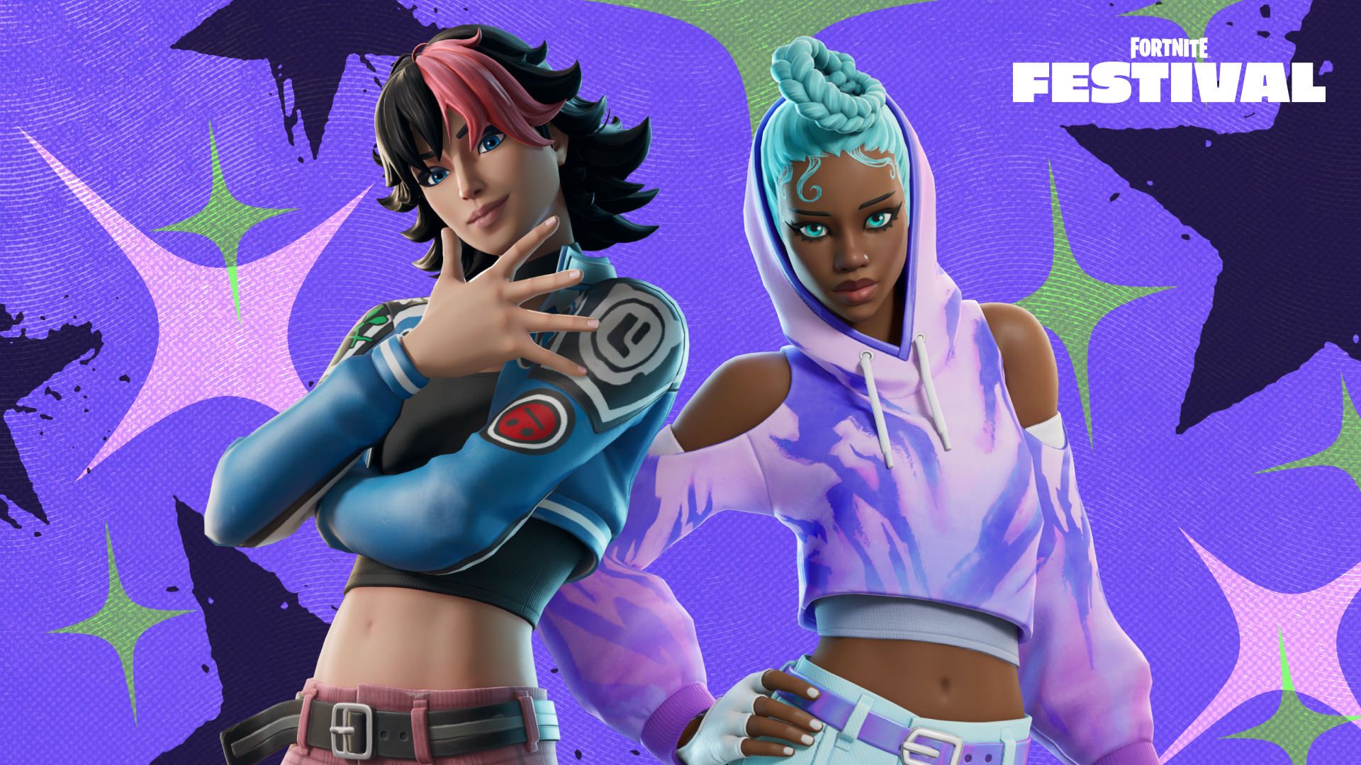 Fortnite Sedona and Jana Pastel Outfits