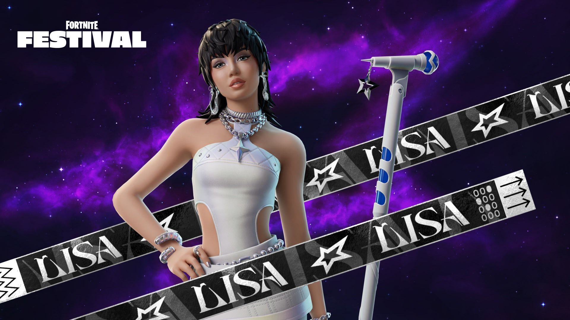 Fortnite Rockstar LISA Outfit and LISA’s Rockstar Mic