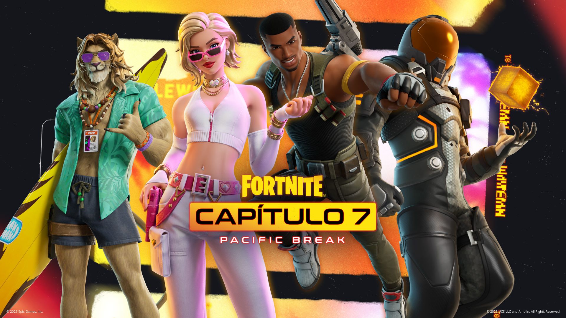 Pase de batalla del Capítulo 7 de Fortnite: Pacific Break