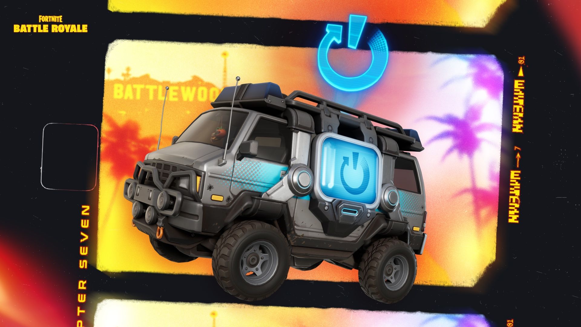 Fortnite Chapter Seven Pacific Break Driveable Reboot Van