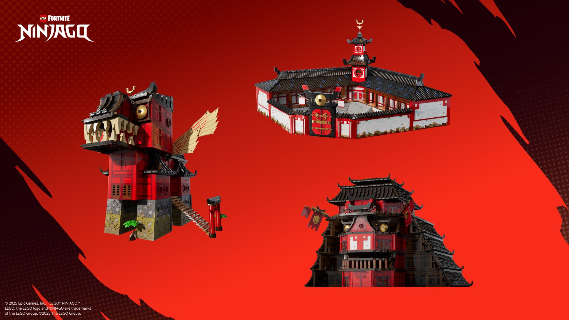 Fortnite NINJAGO LEGO Pass Builds