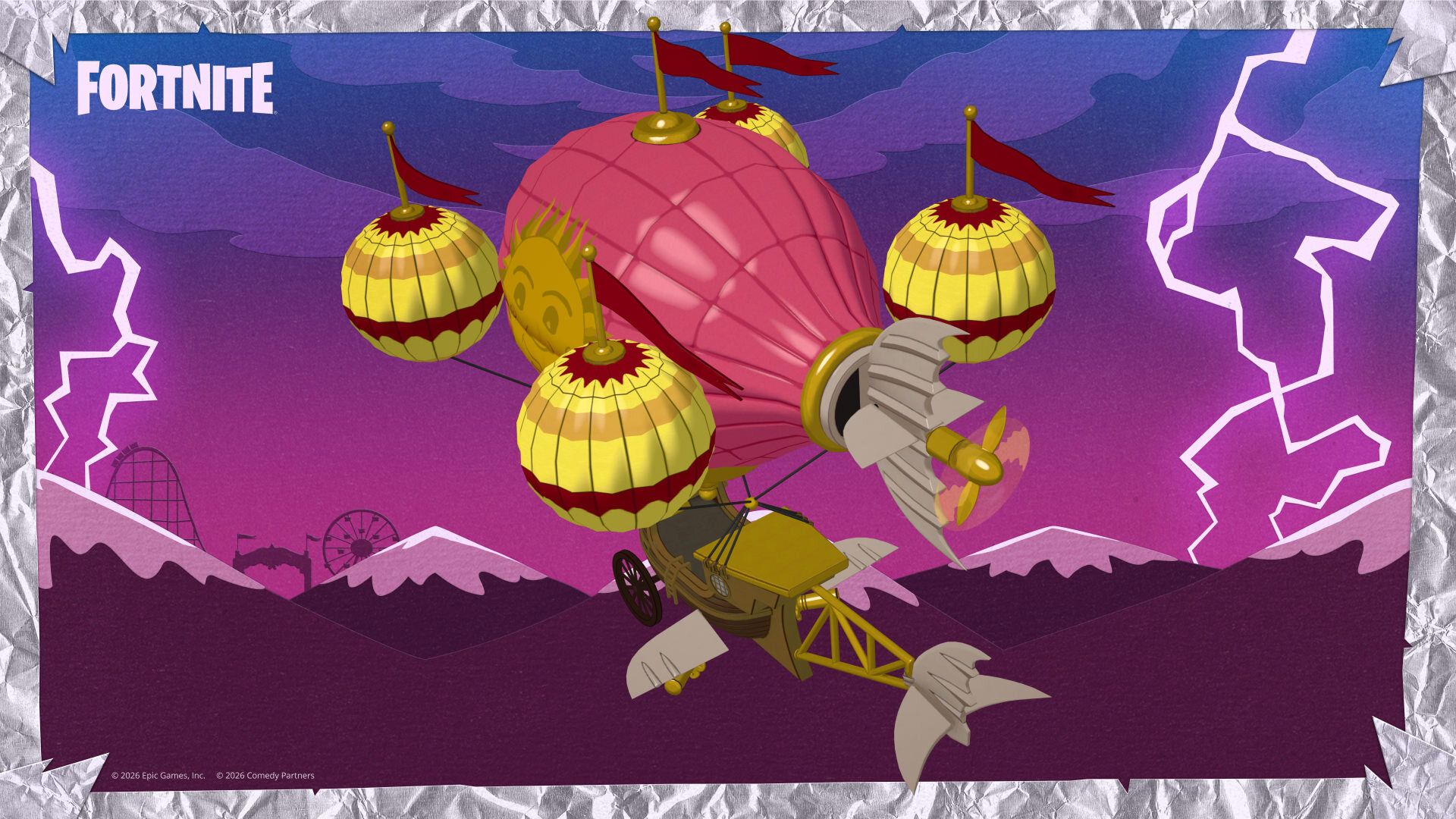 Fortnite South Park Born in Chaos Imaginationland Glider