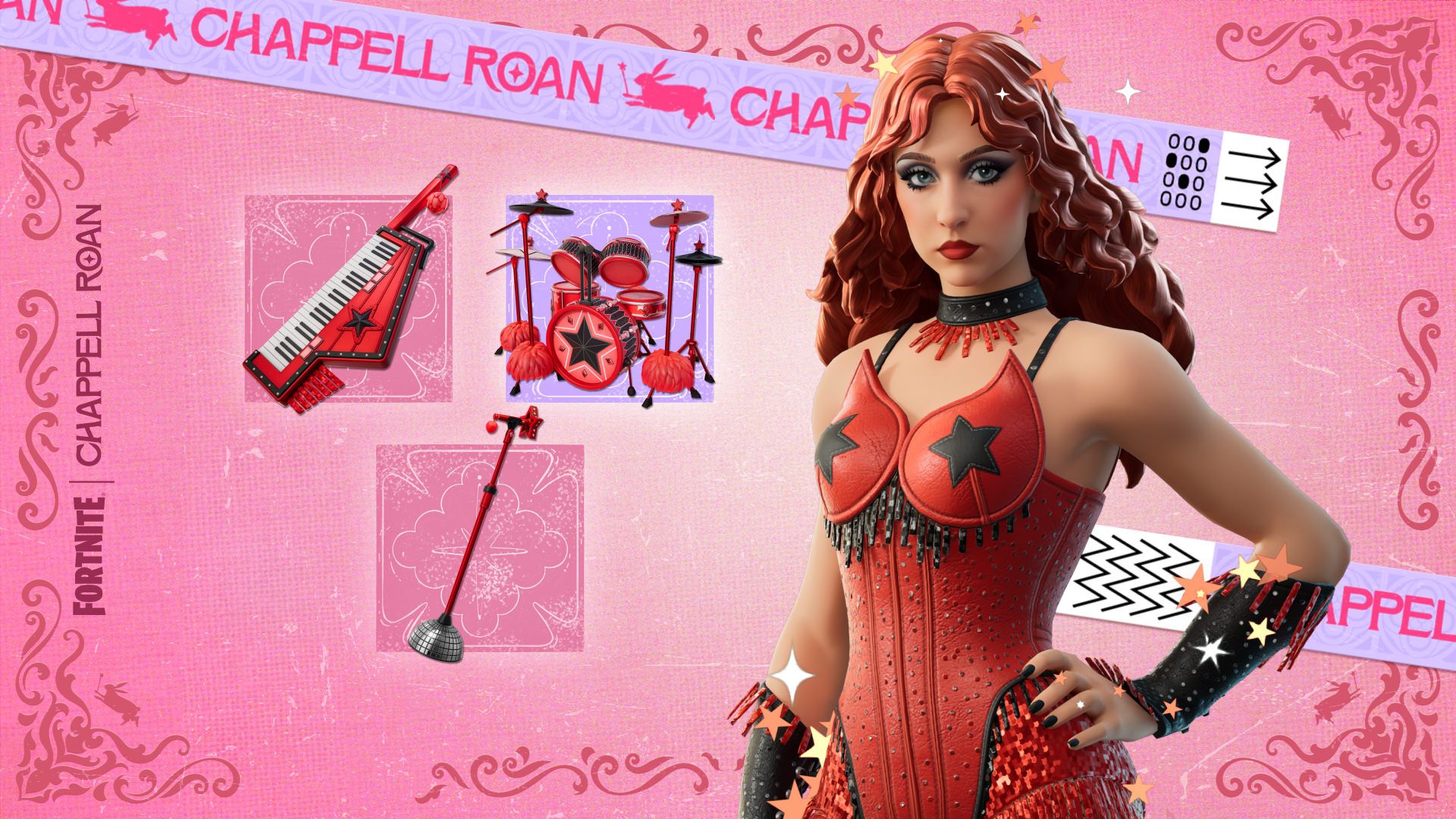 Fortnite Chappell Roan Outfit Red Chappell Roan Style
