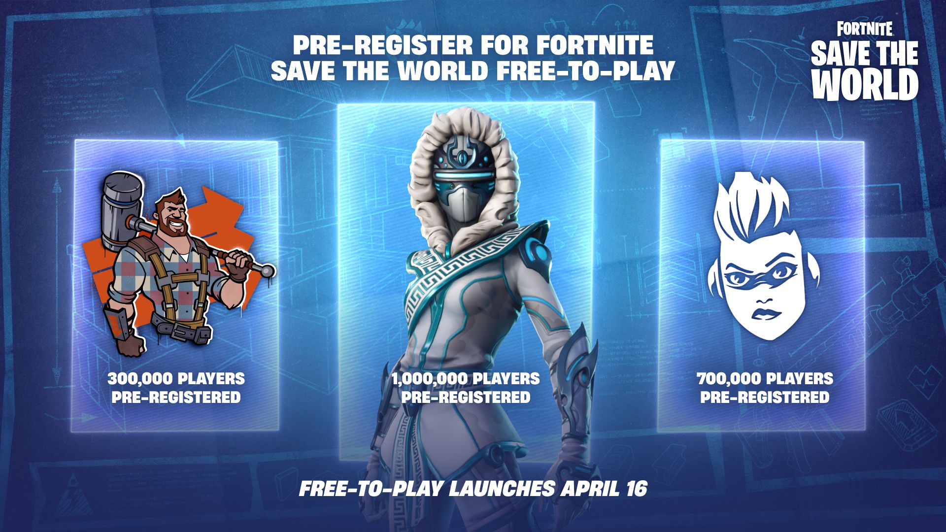 Fortnite Save the World Pre-Registration Rewards