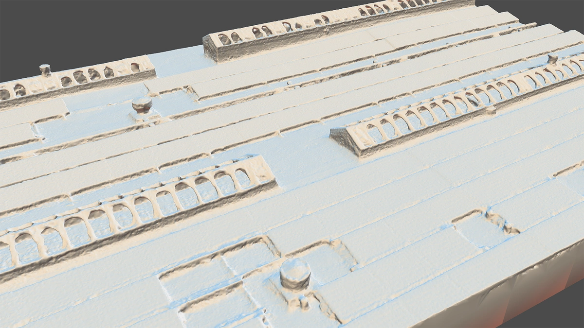 Alcatraz high-detail photogrammetry reconstruction.