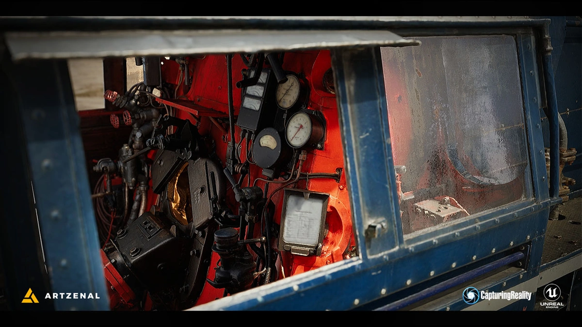Dials and gauges in the Albatros.