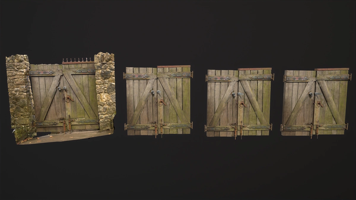 Gate options for Guildford Castle