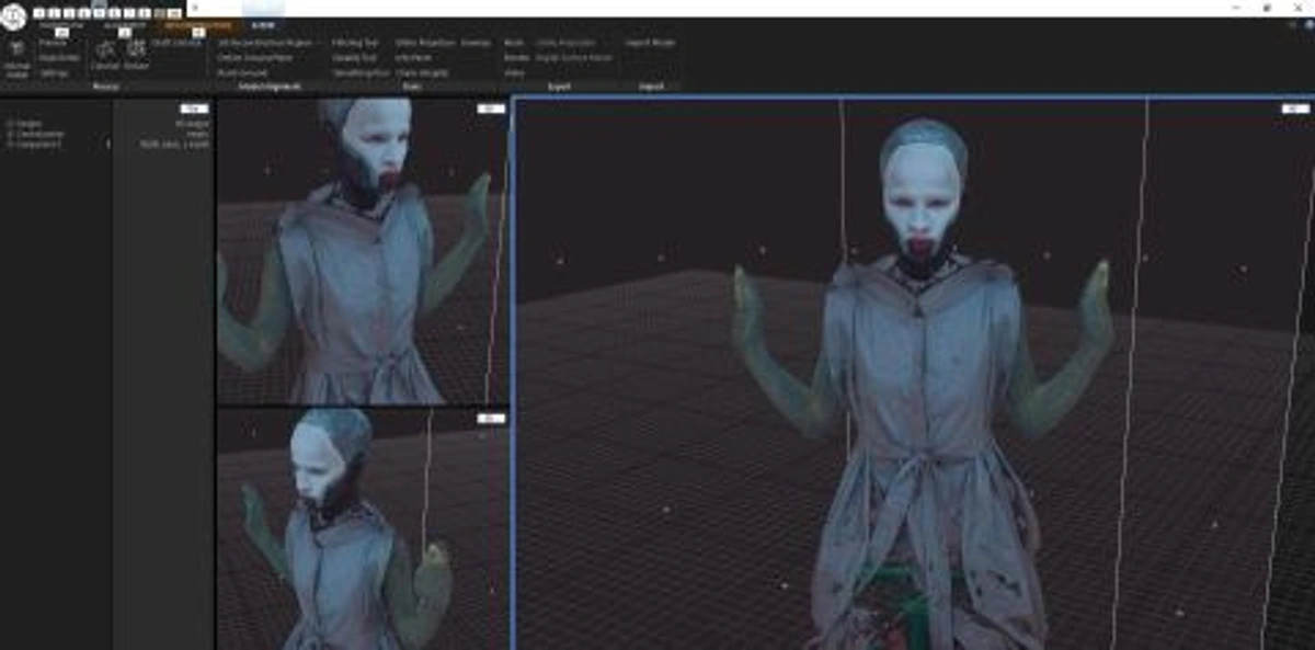 Final 3D model in RealityScan for 'Ghost in the Shell'.