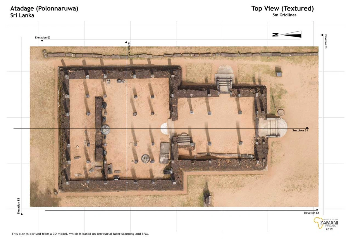 Zamani Atadage, top view.