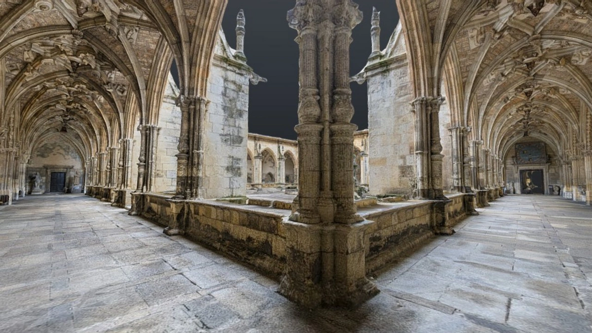 Miguel Bandera Full Leon cathedral cloister photogrammetry scan