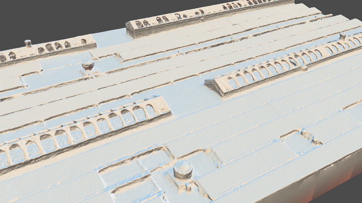 Alcatraz high-detail photogrammetry reconstruction.