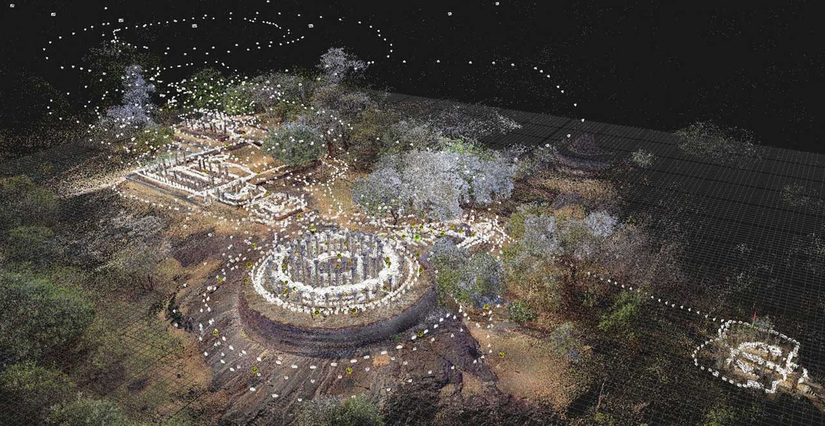 Screenshot of site in RealityScan.