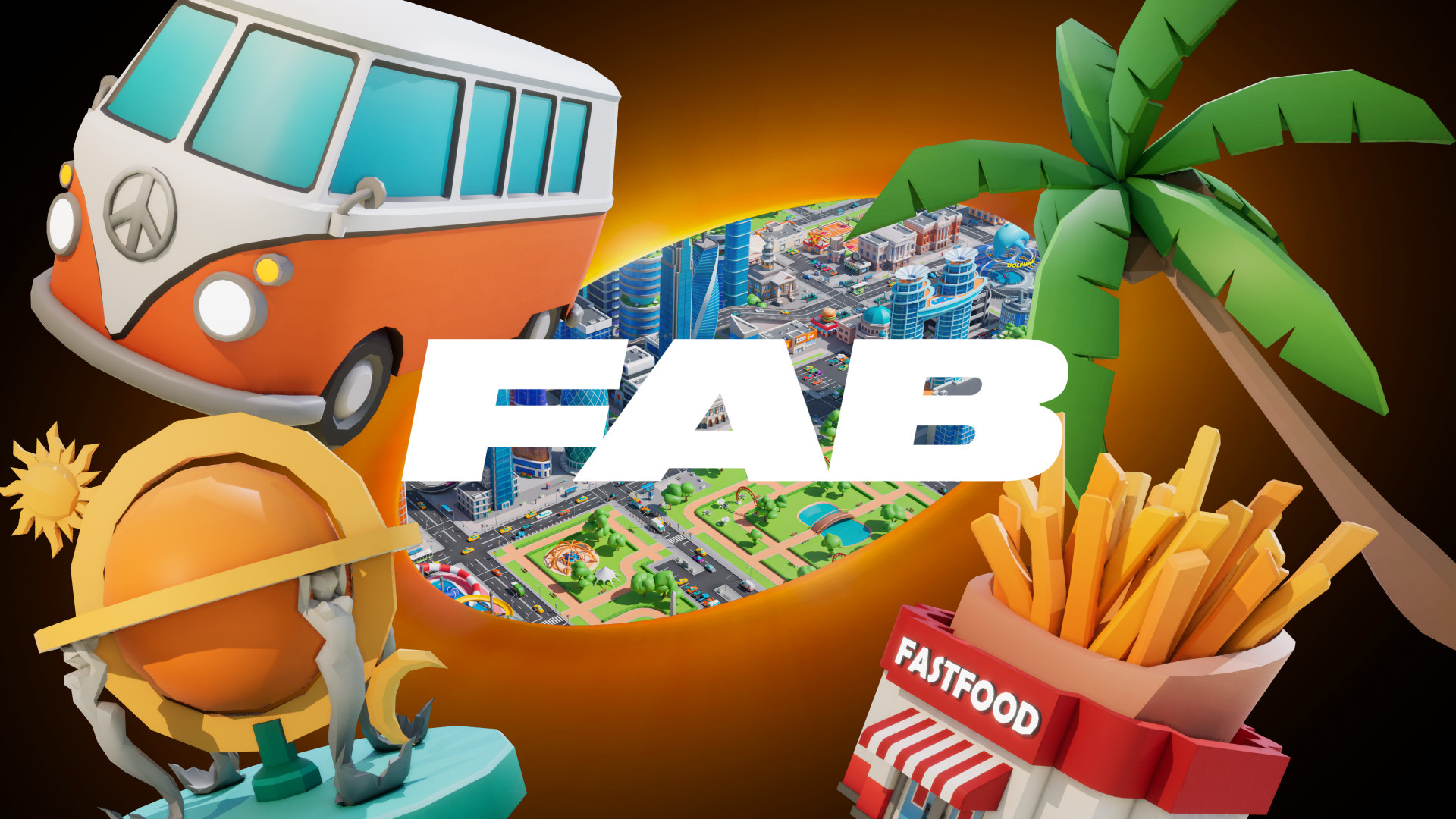 10 月の Fab フラッシュ セールの 3D アセット。