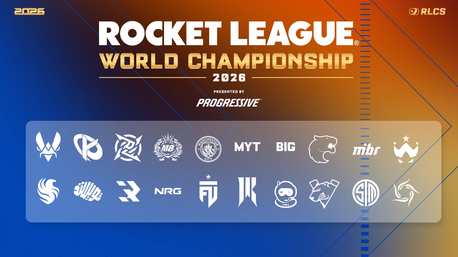 World Championship graphic featuring all competing teams